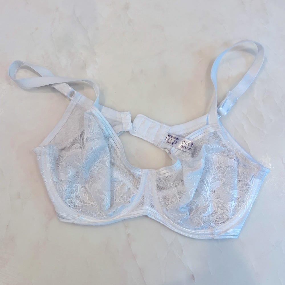 Wacoal Net Effect Bra in White 34DD